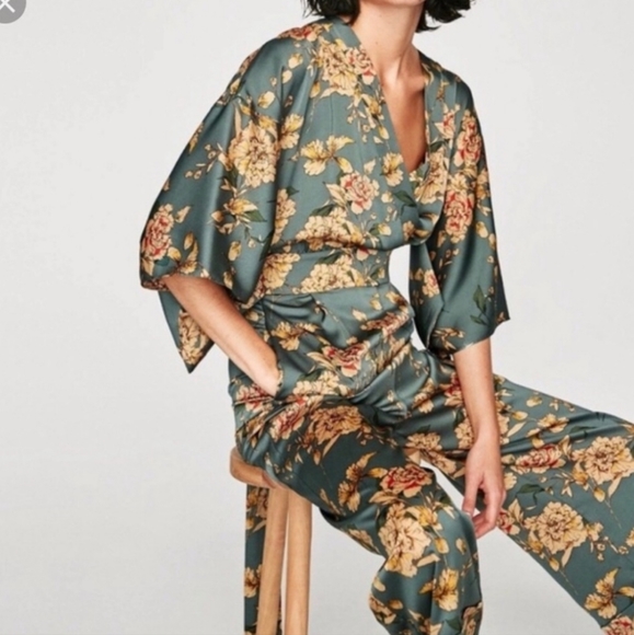 Zara Pants - ZARA Kimono Jumpsuit